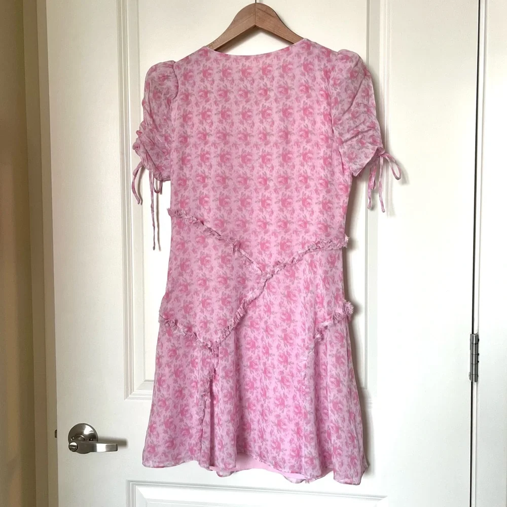 LoveShackFancy Posh Mini Dress Rose Patch - 6/8 - Picture 3 of 7